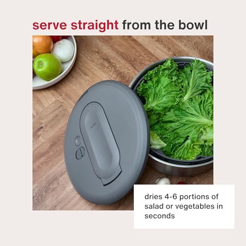 Zyliss Swift Dry Stainless Steel Salad Spinner - Image 5
