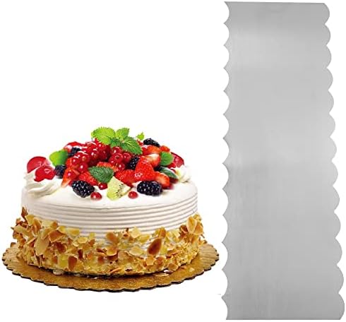 8.6 Inch Stainless Steel Cake Scraper Metal Scraper - Image 5