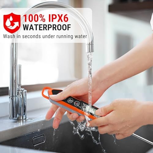 TempPro TempSwift Waterproof Instant Read Meat Thermometer - Image 5