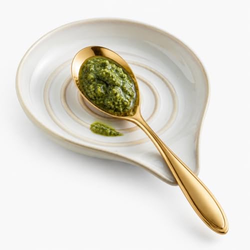 LAUCHUH Spoon Rest for Stove Top, Ceramic Spoon Holder for Kitchen Counter by LAUCHUH