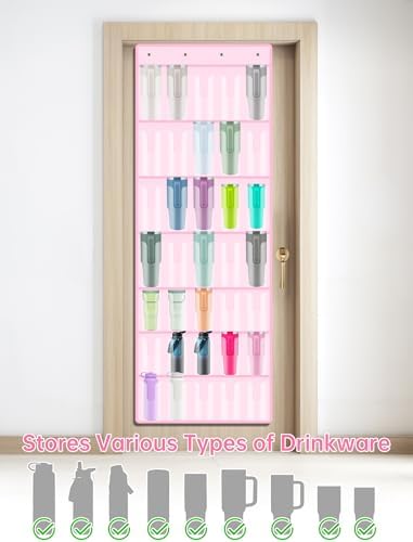 NiHome 35-Pocket Door Hanging Cup Organizer Fit - Image 3