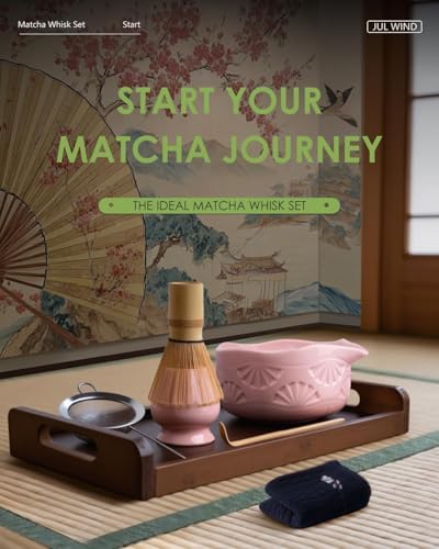 Matcha Whisk Set, Matcha Set Includes Bamboo Whisk, Ceramic Bowl - Image 3
