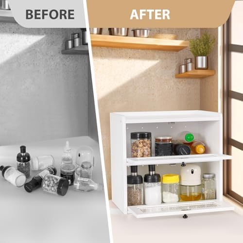 Sunhoo Bread Box for Kitchen Countertop Wooden Bread Storage Container Bin 2 - Image 6