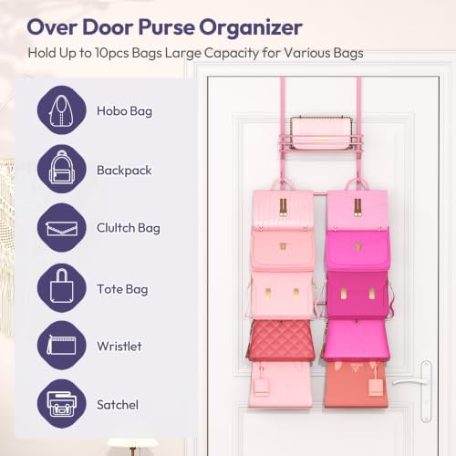 SWTYMIKI Over the Door Purse Organizer - Image 2