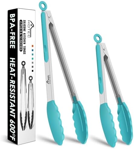 HOTEC Stainless Steel Kitchen Tongs by Hotec