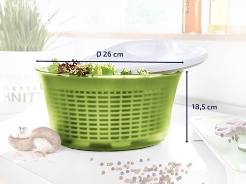 Comfortline Signature Salad Spinner – Ergonomic Left/Right-Handed Spin - Image 6