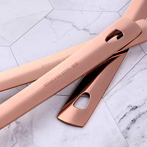 12 Pcs Cooking Utensil Set, Stainless Steel Rose Gold Titanium Plated Cookware - Image 5