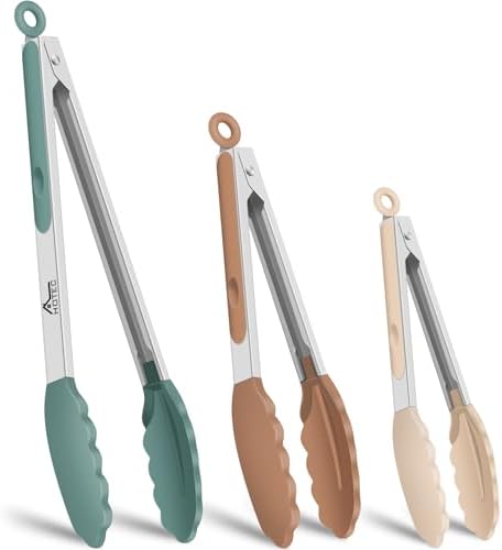 HOTEC Stainless Steel Kitchen Tongs by Hotec