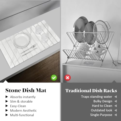 Extra Large Stone Dish Drying Mat - Image 6