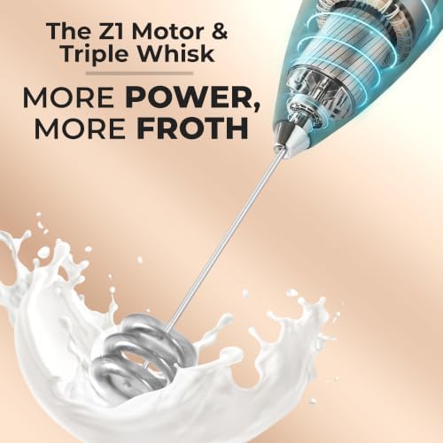 Zulay Kitchen Powerful Milk Frother Wand - Image 3