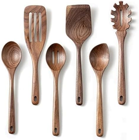 Gudamaye 12 inch Black walnut Wooden spoons by Gudamaye-WoodenUtensilsSets