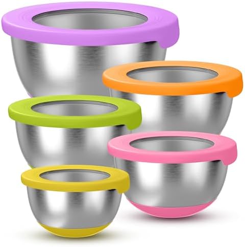 KITEISCAT Stainless Steel Mixing Bowls by KITEISCAT