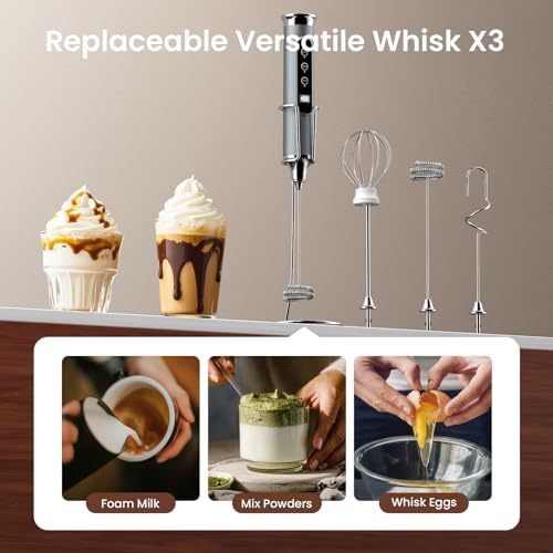 YUSWKO Milk Frother Wand for Coffee - Image 4