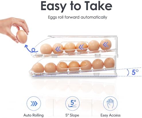 SMRCAD 36-Egg Holder for Fridge - Image 2