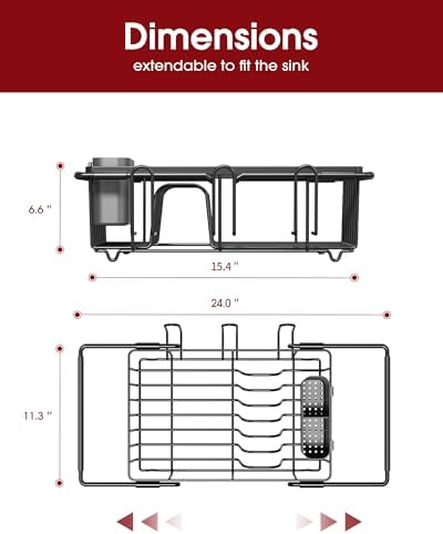 Sakugi Dish Drying Rack in Sink - Image 4