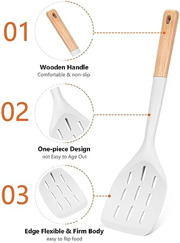 Badiano Silicone Spatula, Non Stick Turner - Image 3