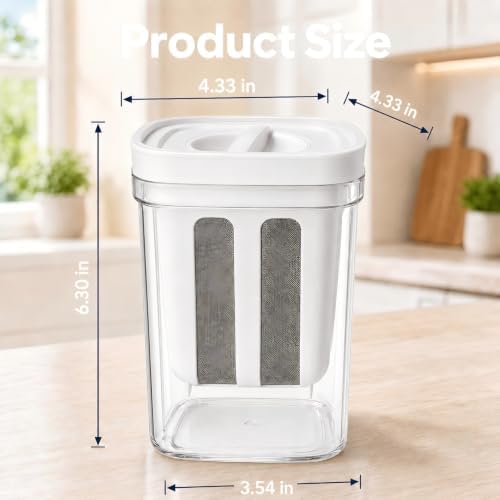 Greek Yogurt Strainer with Lid, 44 oz Fine Mesh Filter - Image 4