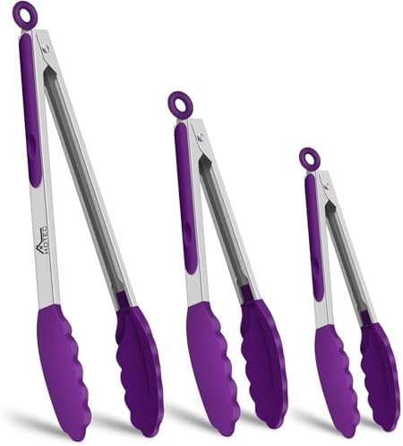 HOTEC Stainless Steel Kitchen Tongs by Hotec