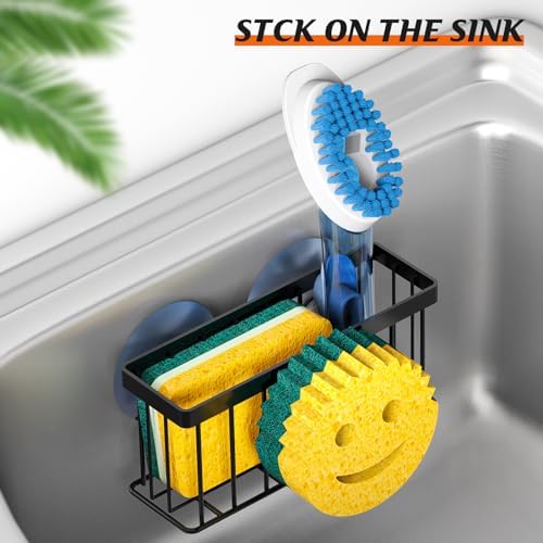MURLONG Sponge Holder Smiley Face, Sink Organizer - Image 5