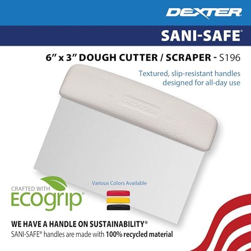 Dexter Russell S196Y Sani-Safe 17303Y Dough Cutter/Scraper, Bakery and Pastry - Image 2