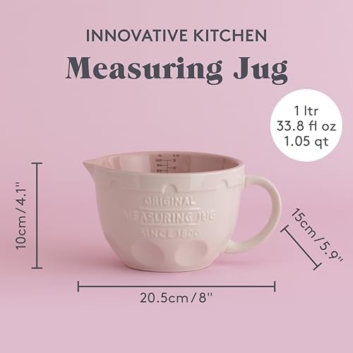 Mason Cash Innovative Kitchen 1 Litre Tilting Measuring Jug | Stoneware Jug - Image 4