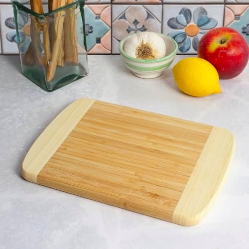Totally Bamboo Hana Cutting Board – 10" x 7" Small Bamboo Prep Board | - Image 5