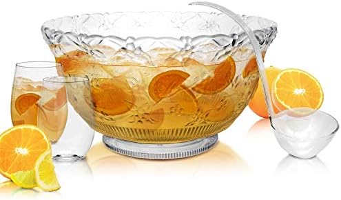 Party Essentials N512 Hard Plastic 5-Ounce Punch Bowl/Serving Ladle - Image 4