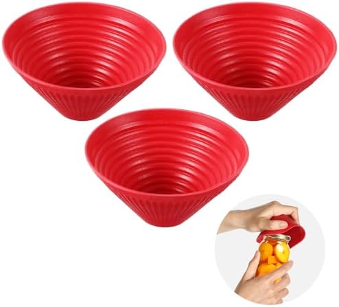 Gjinxi 3PCs Rubber Jar Openers, Non-Slip Jar Grippers by Gjinxi
