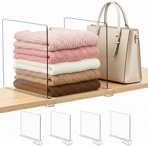 Tall Shelf dividers Closet Organizers: 11-inch by Saccik