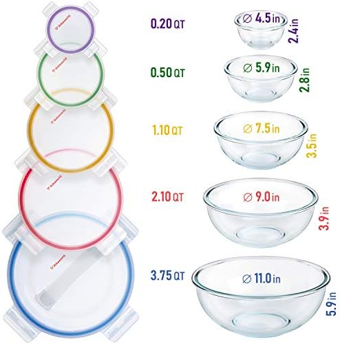 Stackable Glass Mixing Bowls - Image 2