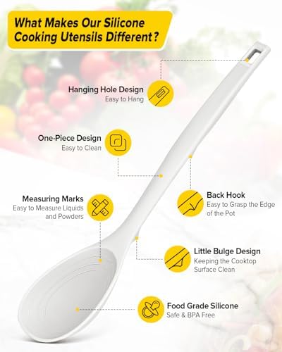 BUNDLEPRO Silicone Cooking Spoons - Image 3