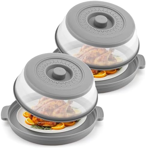 2 Pack Microwave Splatter Cover by Unknown