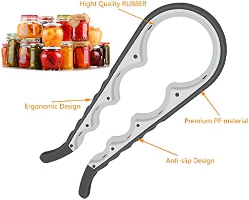 Jar Opener Bottle Opener for Weak Hands, 5 in 1 Multi-Function Can Opener - Image 4