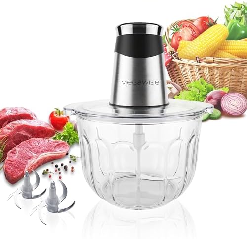 MEGAWISE Electric Food Processor, 1000W Meat Grinder & Vegetable Chopper by MEGAWISE