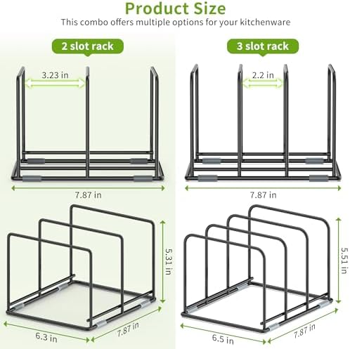 Pan and Pot Organizer Rack, Cutting Board Organizer - Image 2