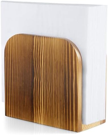 ALELION Brown Wood Napkin Holder by ALELION