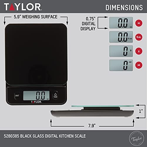 Taylor Glass Top Food Scale - Image 3