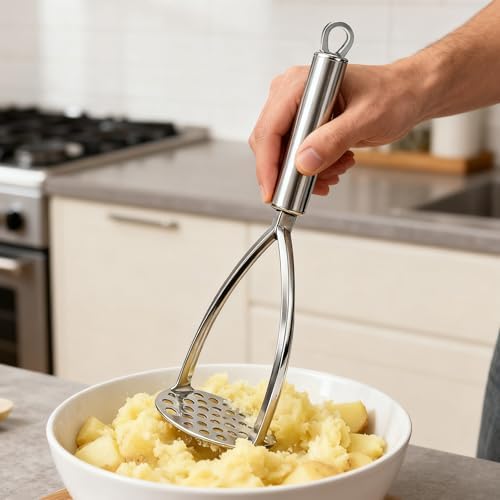 Potato Masher, Potato Masher Stainless Steel - Image 6
