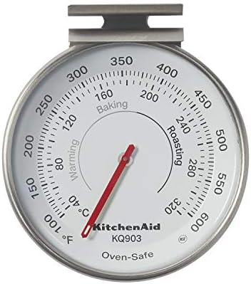 KitchenAid 3-in Dial Oven Thermometer, Temperature Range: 100°F to 600°F by Unknown