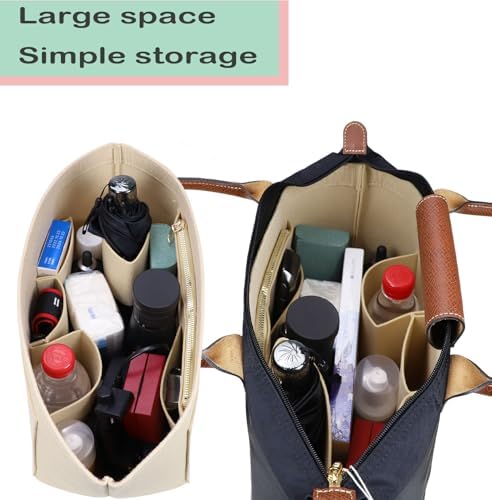 Lckaey Purse Organizer Insert for Longchamp Le Pliage Neo Handbags Insert - Image 3
