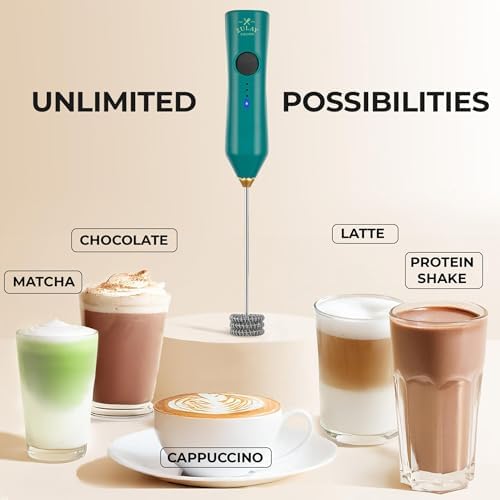 Zulay Kitchen Rechargeable Milk Frother Handheld - Image 6