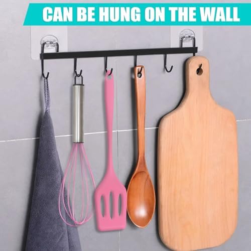 Silicone Spatula Set 5 Pieces Heat Resistant Non-Stick Rubber Spatulas - Image 7