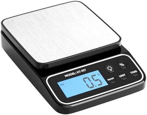 Digital Kitchen Scale Rechargeable, 5kg/11lb Food Bakery Scale by SEMIER