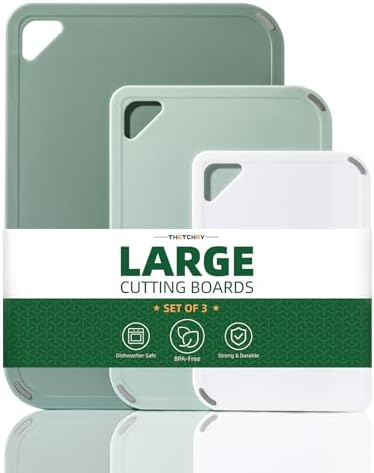 THETCHRY Plastic Cutting Board Set of 3-Cutting Boards by Thetchry