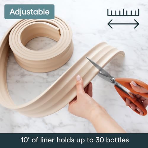 YouCopia SpiceLiner Adjustable Spice Drawer Liner, 10ft Roll, Seasoning and - Image 4