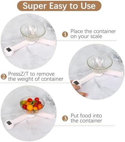 Folding Food Scale, Digital Kitchen Scale, Portable Food Scale Travel Scale - Image 6