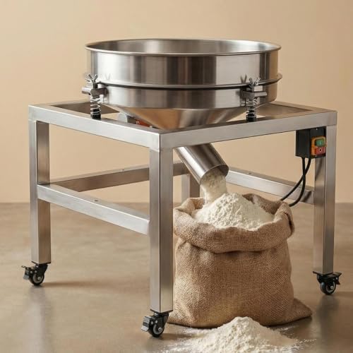 Sidasu 19.6“Automatic Vibrating Sifter Machine, 40/100 Mesh by Sidasu