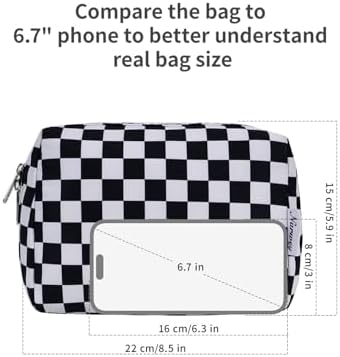 Narwey Makeup Bag Travel Toiletry Bag, Cosmetic Bag - Image 5