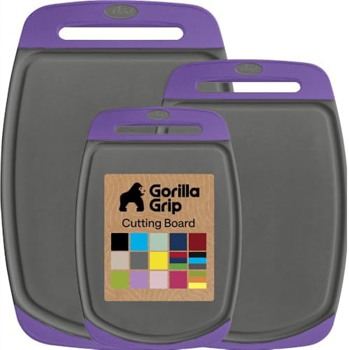 GORILLA GRIP BPA-Free Reversible Cutting Board by GorillaGrip