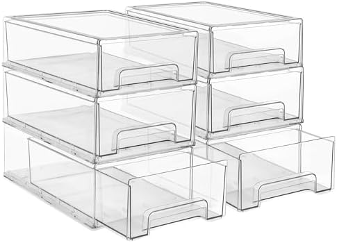 Sorbus Clear Stackable Storage Drawers by Sorbus